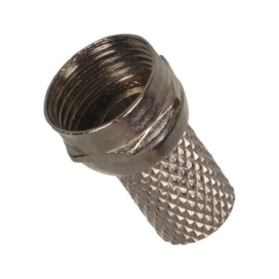 POWERMASTER RG6/U4 18MM GENİŞ F KONNEKTÖR (100LÜ POŞET) resmi