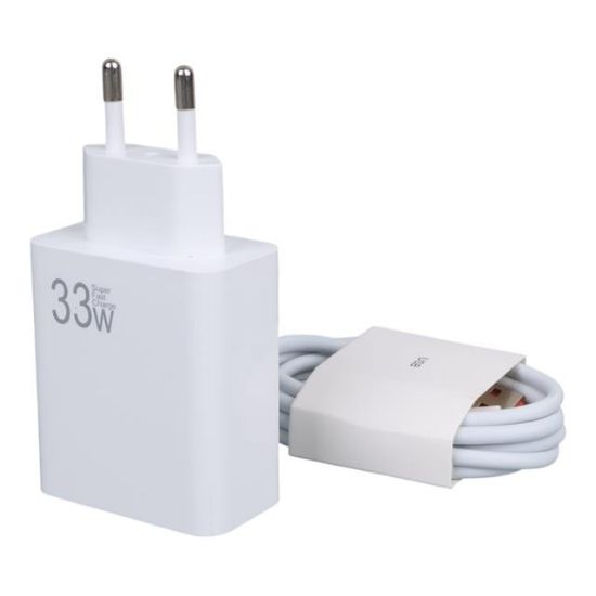 Weko WK-27876 M11 Beyaz 33 Watt Turbo Usb Şarj Başlık Adaptörü + Type-C Kablo resmi
