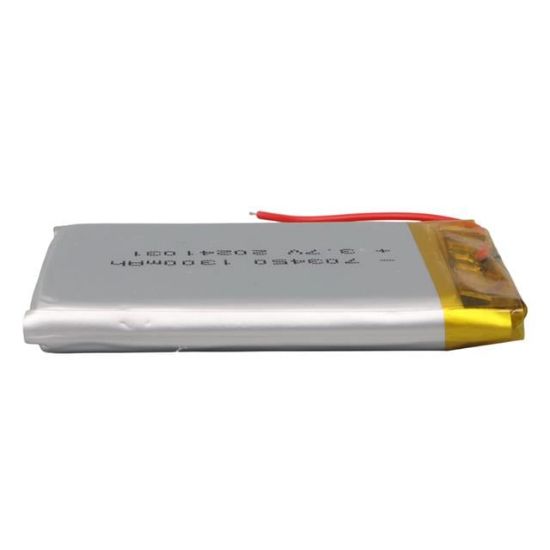 PowerMaster 703450 3.7V 1300mAh Lityum Polimer (Li-po) Batarya Ciklet Pil resmi