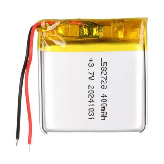 PowerMaster 582728 3.7V 400mAh Lityum Polimer (Li-po) Batarya Ciklet Pil resmi