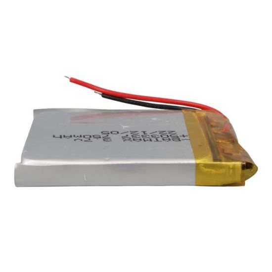 PowerMaster 503337 3.7V 750mAh Lityum Polimer (Li-po) Batarya Ciklet Pil resmi