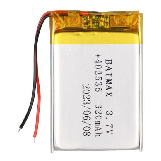 PowerMaster 402535 3.7V 320mAh Lityum Polimer (Li-po) Batarya Ciklet Pil resmi