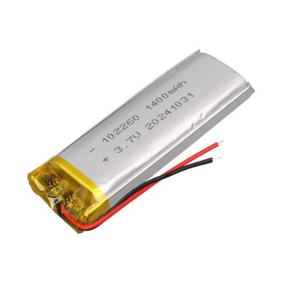 PowerMaster 102260 3.7V 1400mAh Lityum Polimer (Li-po) Batarya Ciklet Pil resmi