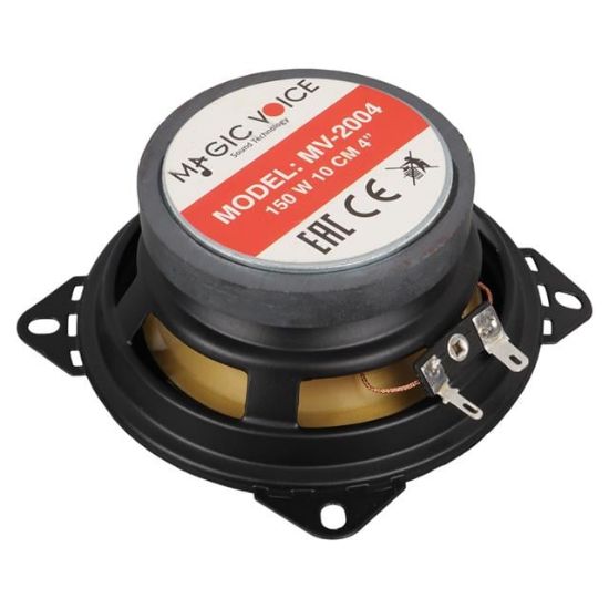 MAGICVOICE MV-2004 150 WATT 10 CM 4 TWEETERLI TEKLİ OTO HOPARLÖR (YEDEK HOPARLÖR) resmi