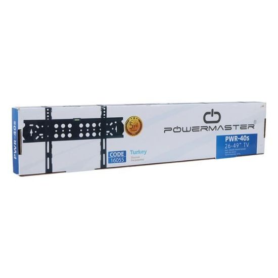 POWERMASTER PWR-40S 26 - 49 KİLİTLİ SABİT LCD DUVAR ASKI APARATI resmi
