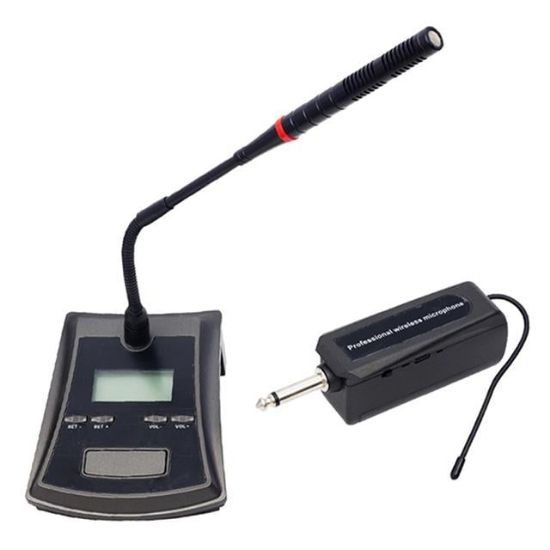 Gold Audio GX-751 UHF Ekranlı Wireless Kablosuz Kürsü Mikrofonu resmi