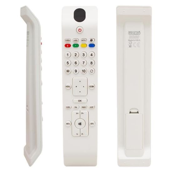 WEKO KL VESTEL-SEG-REGAL RC3902 RM-L220W YAZISIZ BEYAZ LCD LED TV KUMANDA (31269=31270) resmi