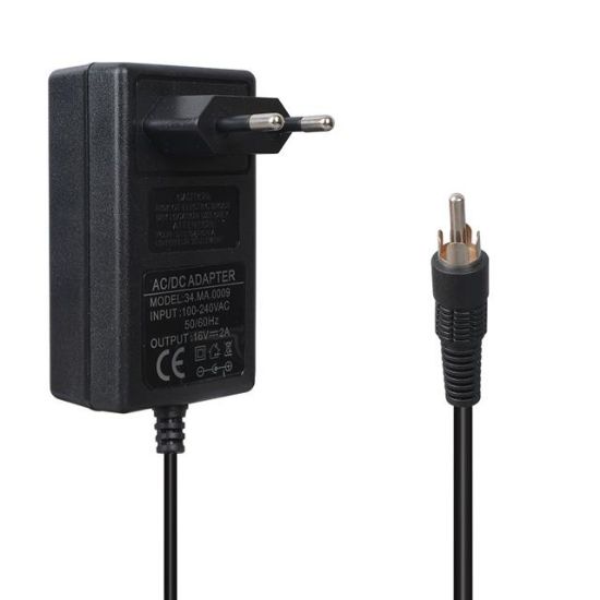 POWERMASTER PM-4735 16 VOLT - 2 AMPER PRİZ TİPİ TOS FİŞLİ RCA SANTRAL ADAPTÖRÜ resmi
