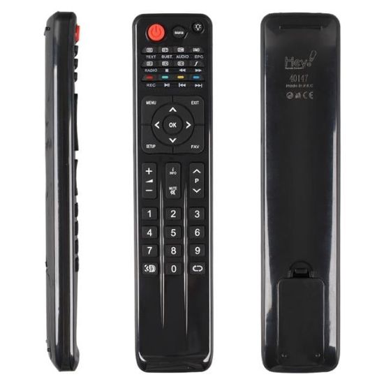 Hey Sunny Axen Rc0256/01 Yazısız 3D Tuşlu Lcd Led Tv Kumanda (40147=13087) resmi
