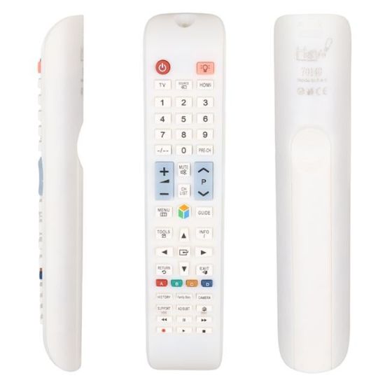 HEY 70140 Küçük Kalıp RM D1078W Samsung Beyaz Uyumlu LCD LED TV Kumanda resmi