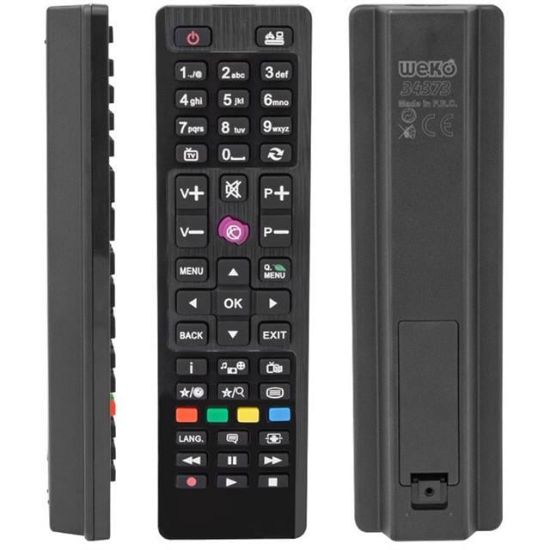 Hey Vestel-Seg-Regal Rc4849 Rm-L260 Mini Mor Tuşlu Lcd Led Tv Kumanda (40136=34373) resmi