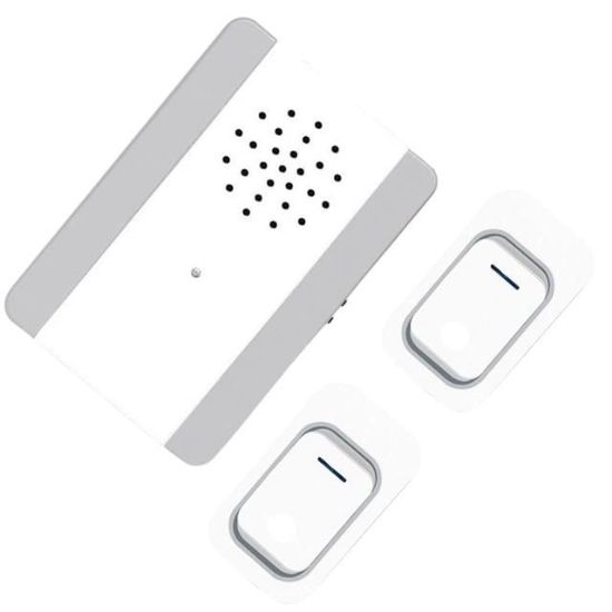 POWERMASTER PM-15661 ÇİFT KUMANDALI TEK ALICILI 25 MELODİLİ 150 METRE MENZİLLİ KABLOSUZ KAPI ZİLİ resmi