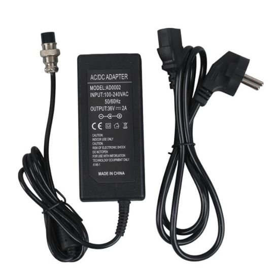 Powermaster 36 Volt 2 Amper 3 Pin Scooter Şarj Adaptörü AD0002                                     resmi