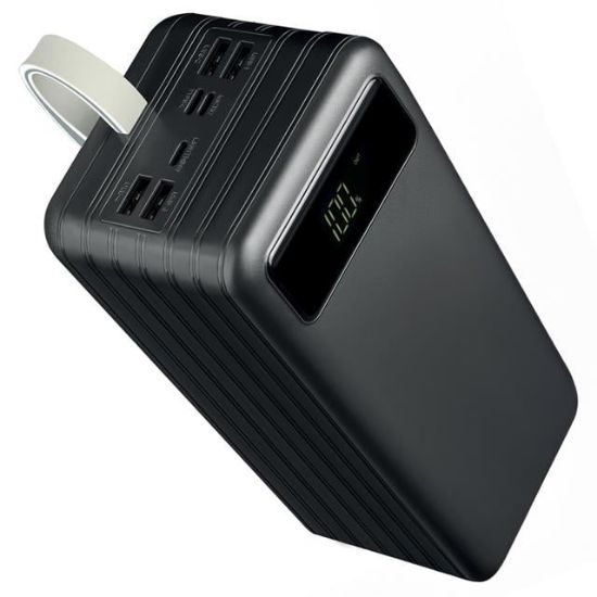 POWERWAY TX80 DİJİTAL GÖSTERGELİ  IŞIKLI ORJİNAL 80000 MAH KABLOLU POWERBANK resmi