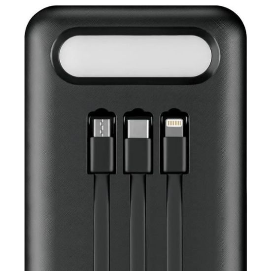 POWERWAY TX80 DİJİTAL GÖSTERGELİ  IŞIKLI ORJİNAL 80000 MAH KABLOLU POWERBANK resmi