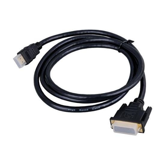 POWERMASTER 1.5 METRE HDMI DVI KABLO * NARİTA DVI 24+1 MALE TO HDMI 19P MALE resmi