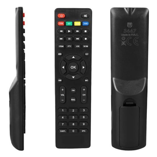 WEKO KR REDLINE TS-100 HD VE T SERİSİ XTREAM TUŞLU HD UYDU KUMANDA (3447=3444=8130) (40051=3447) resmi