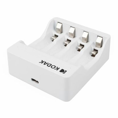 Kodak KD-29490 4'lü AA/AAA Ni-MH Otomatik Hızlı Pil Şarj Cihazı (Type-C) resmi