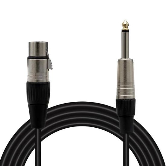 MAGİCVOİCE LD379B 6.3 MM MONO ERKEK + CANON DİŞİ 5 METRE KABLO resmi