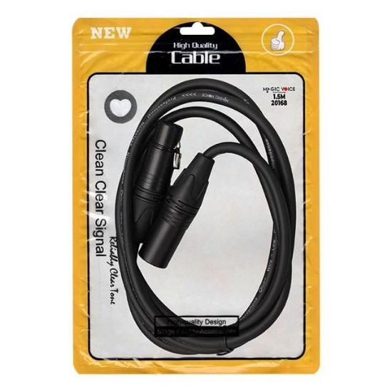 MAGİCVOİCE LD381 CANON ERKEK + CANON DİŞİ 1.5 METRE KABLO resmi