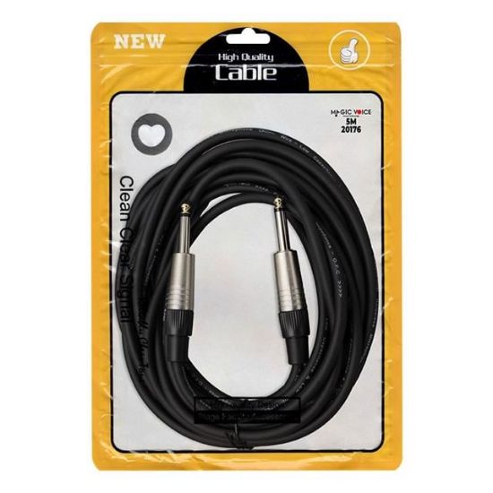 Magicvoice LD393A 6.3 Mm Mono Erkek - 6.3 Mm Mono Erkek 5 Metre Kablo resmi