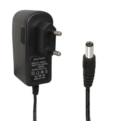  Mytech NSE-01 24 Volt 1 Amper 5.5*2.5 Mm Uçlu Priz Tipi Plastik Kasa Adaptör resmi