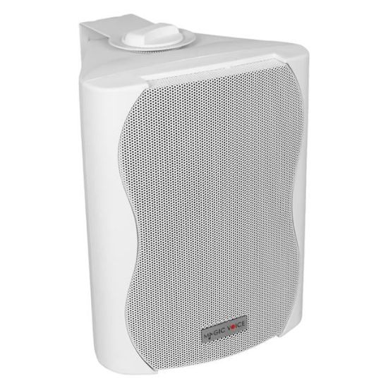 MagicVoice F-LHY5S 5.25" (13.5 CM) Hat Trafolu Duvar Tipi Sütun Hoparlör (20W RMS / 180W Peak - MP3 USB Uyumlu) - Beyaz resmi