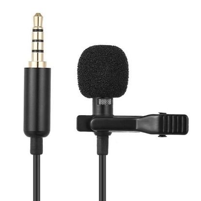 Haiki HK-301 3.5Mm Jack Girişli Kablolu Youtuber Yaka Mikrofon resmi