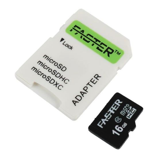 Faster 16 GB UHS-I U1 Sınıf 10 Micro SDHC Hafıza Kartı  resmi