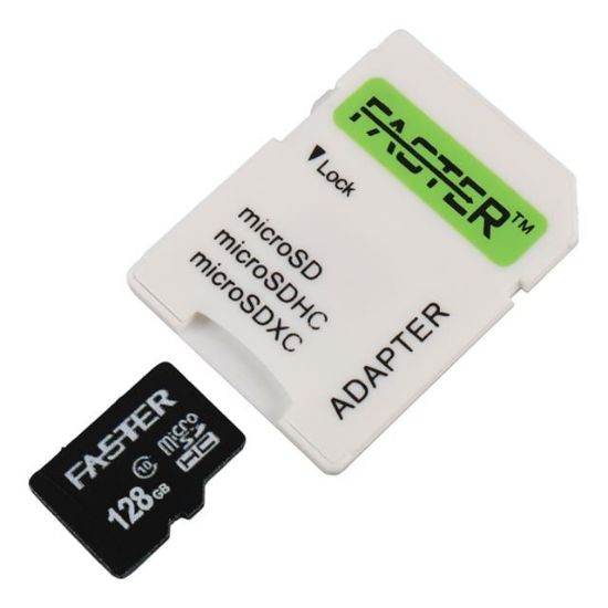 Faster 128 GB UHS-I U1 Sınıf 10 Micro SDHC Hafıza Kartı resmi