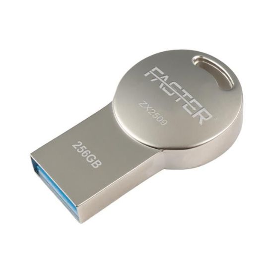 Faster 256 GB Dusl Serisi USB 3.0 Yüksek Hızlı Metal Flash Bellek resmi