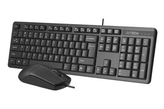 A4 TECH KR-3330S Q 2.4 GHZ AİR2 SİYAH KLAVYE+MOUSE resmi