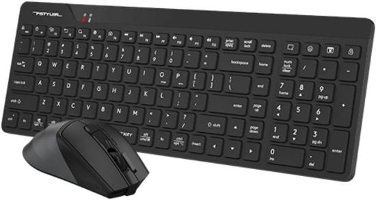 A4 TECH FG2400 Q 2.4 GHZ AİR2 SİYAH KLAVYE+MOUSE resmi