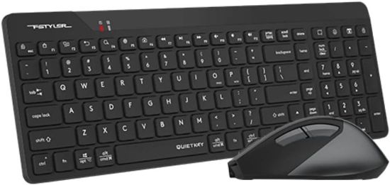 A4 TECH FG2400 Q 2.4 GHZ AİR2 SİYAH KLAVYE+MOUSE resmi