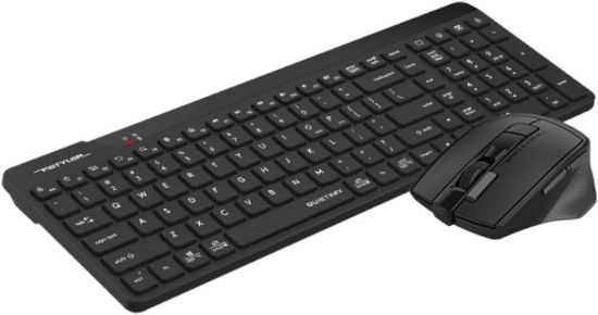A4 TECH FG2400 Q 2.4 GHZ AİR2 SİYAH KLAVYE+MOUSE resmi