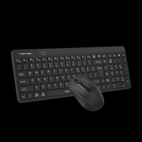 A4 TECH FG2300 Q 2.4 GHZ AİR2 SİYAH KLAVYE+MOUSE resmi