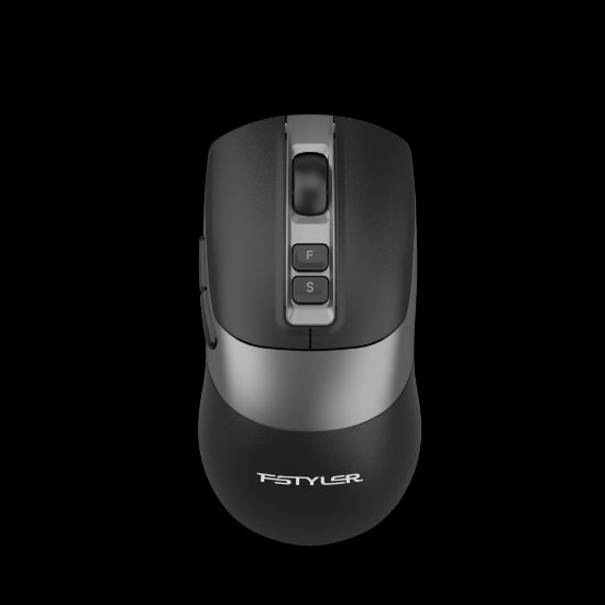 A4 TECH FG50S PLUS OPTIK MOUSE SILENT SİYAH 3200DPI resmi