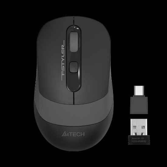 A4 TECH FG10CS OPTIK MOUSE SILENT GRİ 2000 DPI resmi