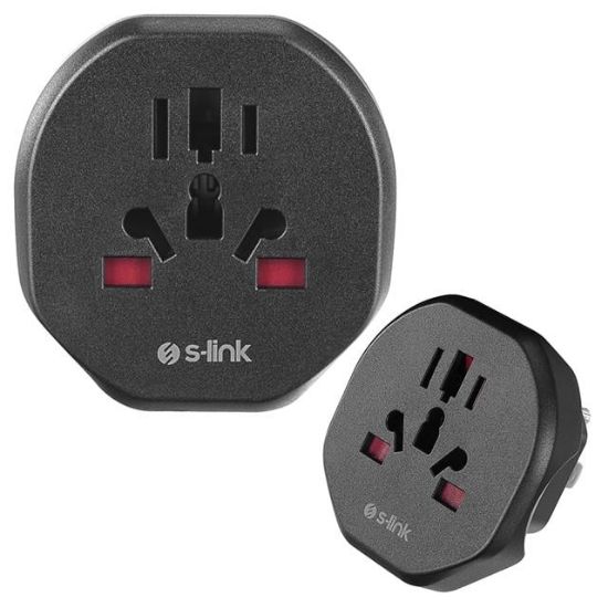 S-Link SL-WL05 Universal - Amerikan Tipine Çevirici Priz Adaptör Fiş resmi