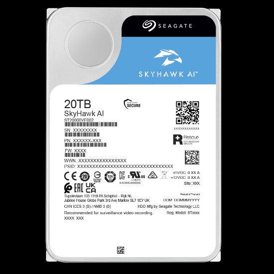 20TB SEAGATE IRONWOLF 7200R 256MB NAS ST20000VE002 resmi