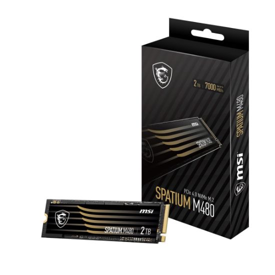 2TB MSI SPATIUM M480 PRO NVMe M.2 7400/7000MB/s resmi
