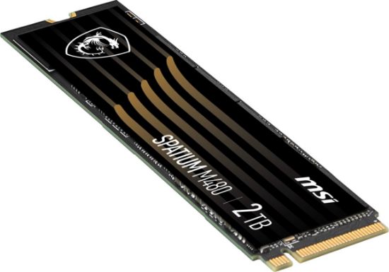 2TB MSI SPATIUM M480 PRO NVMe M.2 7400/7000MB/s resmi