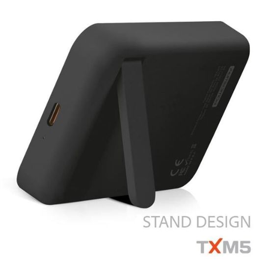 Powerway 10.000mAh PD15W Magsafe Kablosuz Wireless Taşınabilir Şarj Cihazı Siyah Powerbank TXM10 resmi