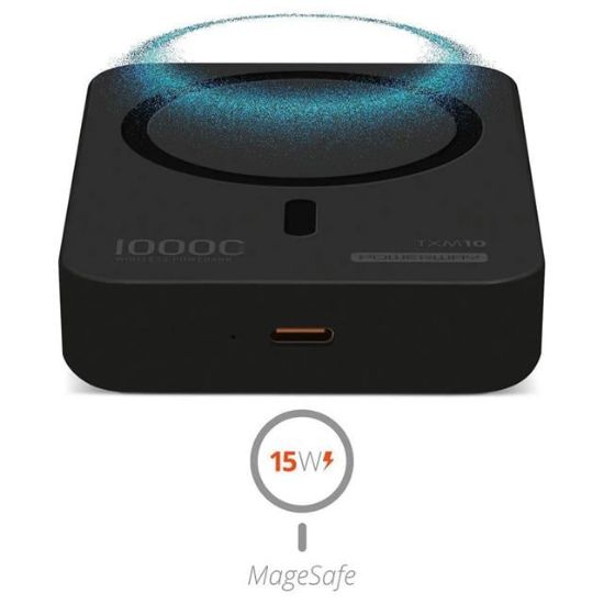Powerway 10.000mAh PD15W Magsafe Kablosuz Wireless Taşınabilir Şarj Cihazı Siyah Powerbank TXM10 resmi
