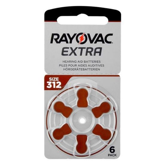 RAYOVAC 312 NO KULAKLIK PİLİ (6LI PAKET FİYATI) resmi