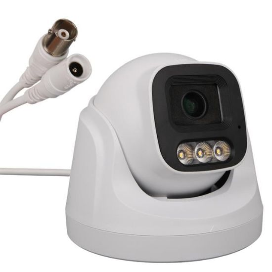 PLATO PL-25273 2MP COLOR VU 3.6 MM 2 ATOM LED PLASTİK KASA AHD DOME KAMERA resmi