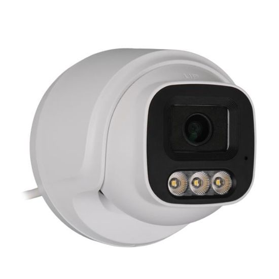 PLATO PL-25273 2MP COLOR VU 3.6 MM 2 ATOM LED PLASTİK KASA AHD DOME KAMERA resmi