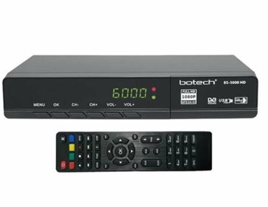 Botech BS-5000 HDMI + Scart + Usb Girişli 1080P Full HD Uydu Alıcı resmi