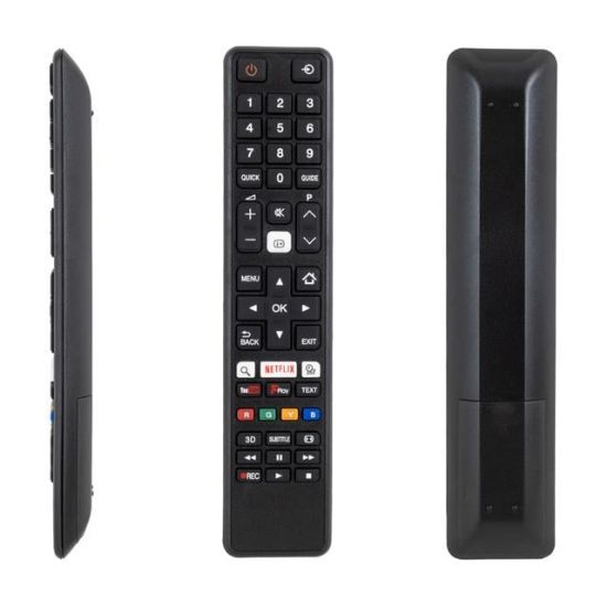 WEKO KL TOSHIBA CT-8069 NETFLIX*YOUTUBE TUŞLU SİYAH LCD LED TV KUMANDA resmi