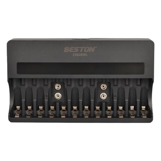 BESTON C9028WL AA/AAA/9V/C BOY/D BOY/LİON HIZLI PİL ŞARJ CİHAZI resmi